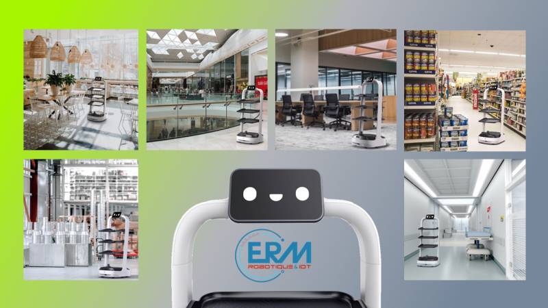 Les environnements de travail adaptés à PuduBot2 