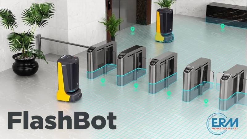 Equipe de robots connectés FlashBot