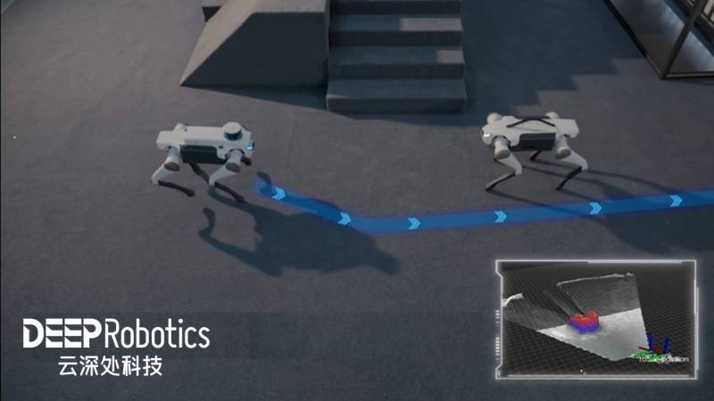 Technologie Lidar sur le robot chien Lite 3 