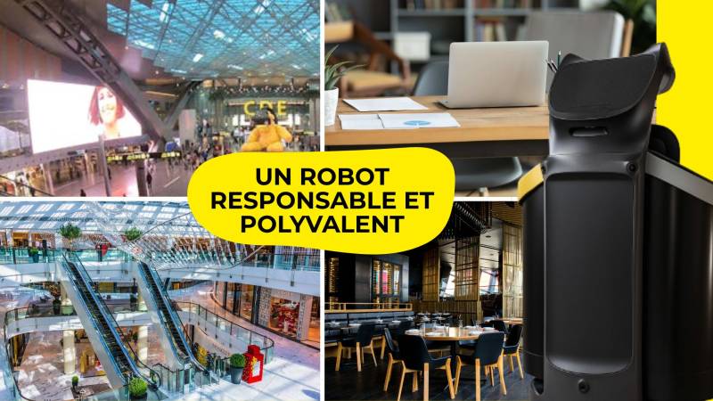 Pudu BellaTri, un robot de tri intelligent