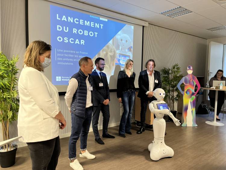 Pepper accueille les enfants en chirurgie ambulatoire à Lyon